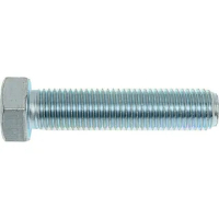 Болт DIN 961 мелкий шаг, полная резьба М10*1,25*80 кл.пр. 10,9 цинк